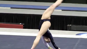 Candid gymnasts