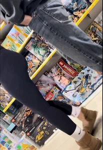 Brunette PAWG at the Toy   Store