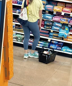 Cute Blonde Shopping