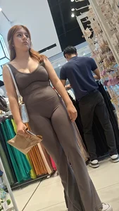 Hard VPL in brown one piece