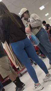 Quick Target Cap - light blue leggings