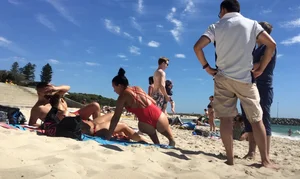 Awesome photos of sunbathing girls in swimsuits