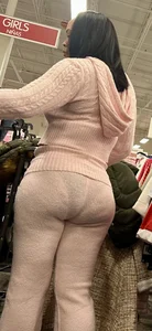 Pink see through VPL‼️