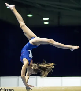Candid gymnastics girls