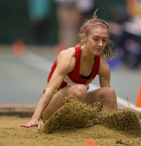 Canadian girls at an Alberta track and field tournament