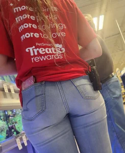 Blonde ex-coworker in tight jeans part 2