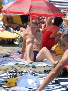 Topless and nude beach sexy girls