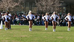 Candid cheerleaders
