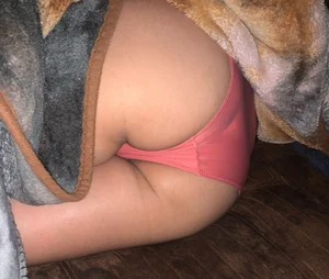 Booty in Pink Panties in Bed Home Creepshot