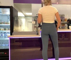 Blonde Tight Bubble Ass  Not OC