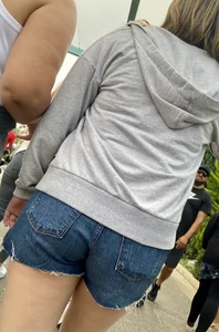 Assortment of ass in nice shorts