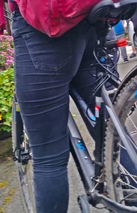 Pawg with bicycle