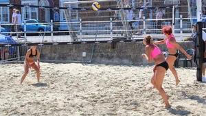 Weymouth beach volleyball girls 2018