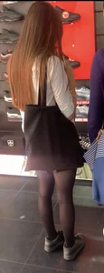 Pretty pantyhose teen
