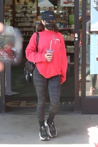 Vanessa Hudgens with GG Magree seen outside Earthbar in West Hollywood