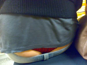 Huge collection of whale tails, ass cracks and panty peeks in public