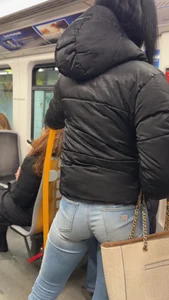 Tight jeans going upstairs