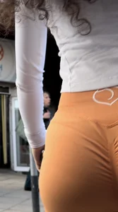 GOATED PEACHY BOOTY  VPL FROM CLOSE