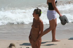 Continesti nude beach girls in Romania