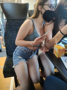 German Teen Sluts On A Train