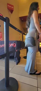 Beautiful curves on slim latina mom