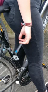Pawg with bicycle