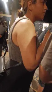 College Babe in lululemons