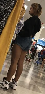 Leggings and shorts while running errands