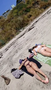 Nice ladies in bikini suntanning