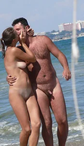 Nude beach and topless girls