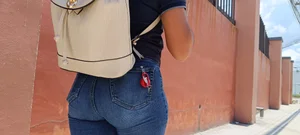 Perfect shape ass in jeans