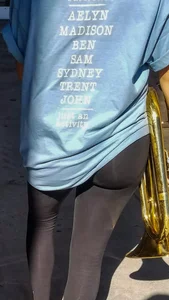 Girl with Sexy Ass and Legs in Tights Street Candid