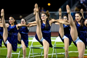 Candid cheerleaders