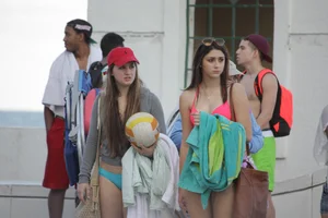 A bunch of hot bikini babes at Ft Lauderdale Florida