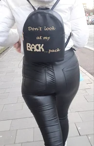Dont look at my “BACK”..pack