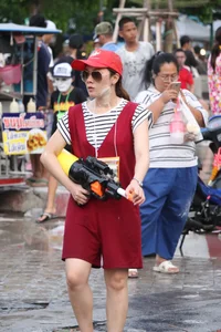 Water Festival girls in Thailand