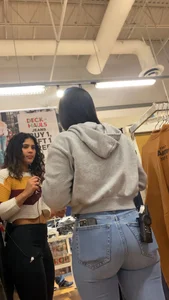 Tight Latinas ass from the mall