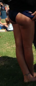 Sexy beach and poolside girls in swimsuits, mostly candid