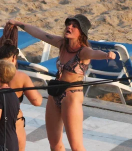 Hotel Balcony Telephoto Candids - Beach Pool Bikini Mega