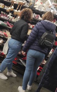 Duo in tight jeans