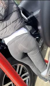 PAWG VPL insane see through show off