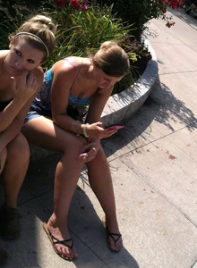 Park, legs, feet, sandals & asses