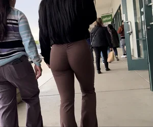 Nice ASIAN Shopping (brown Flares)