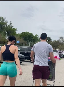 Brunette Nice green ass