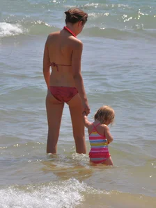Beach and bikini girls