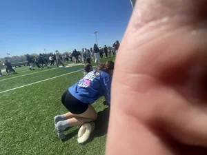 Hot teen bending over