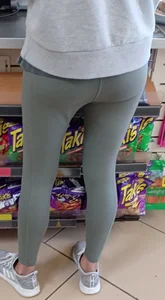 Curly Blonde tight little ass