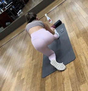 SKINNY GIRL in PINK SEE THROUGH Leggings, ALL ANGLES