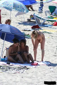 Bunch of sexy ladies on a nude beach