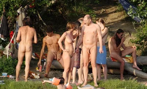 Nude beach and topless girls